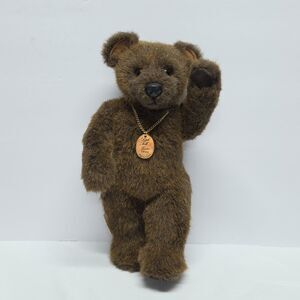 Vintage Little Folk Teddy Bear Buddy Brown Tiverton Devon England Jointed 12”